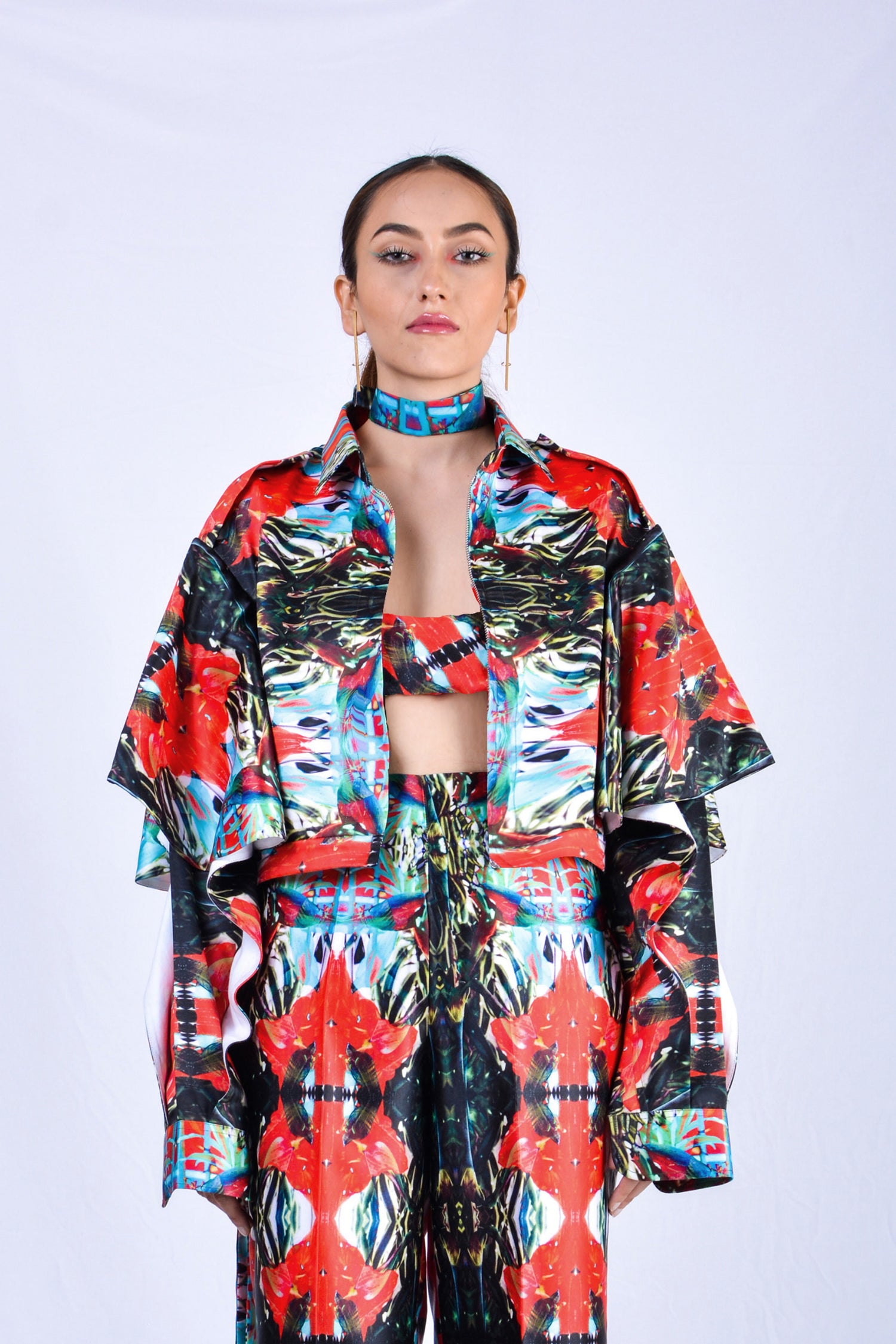 THE OTHER WORLD CROPPED JACKET