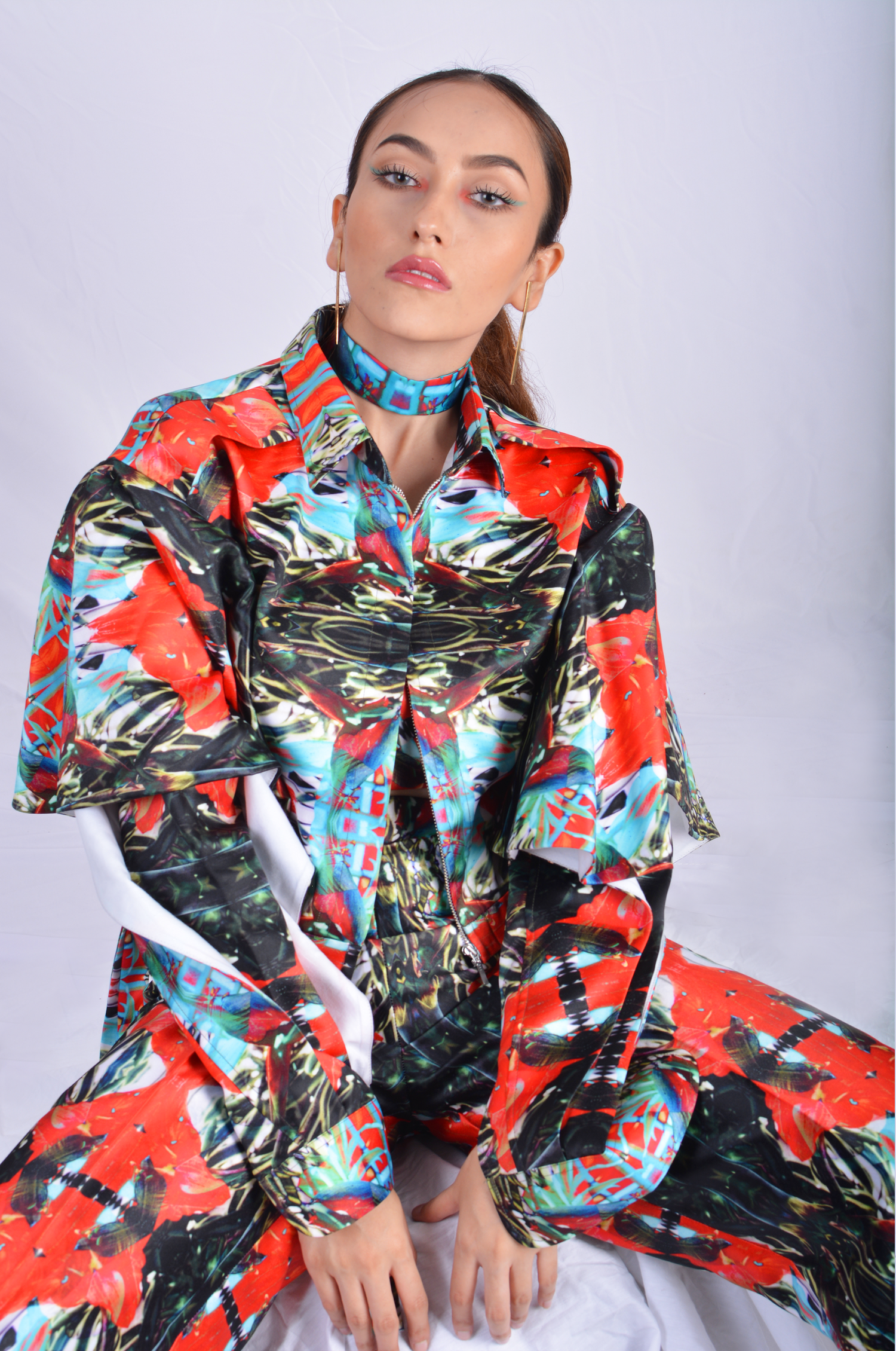 THE OTHER WORLD CROPPED JACKET