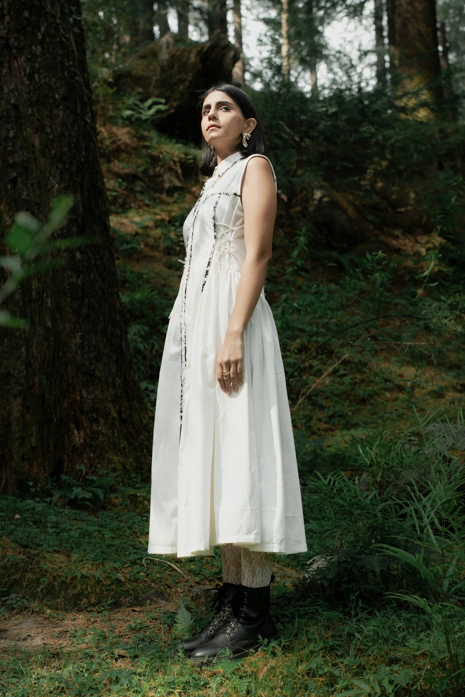 THE WHITE ORBIT DRESS