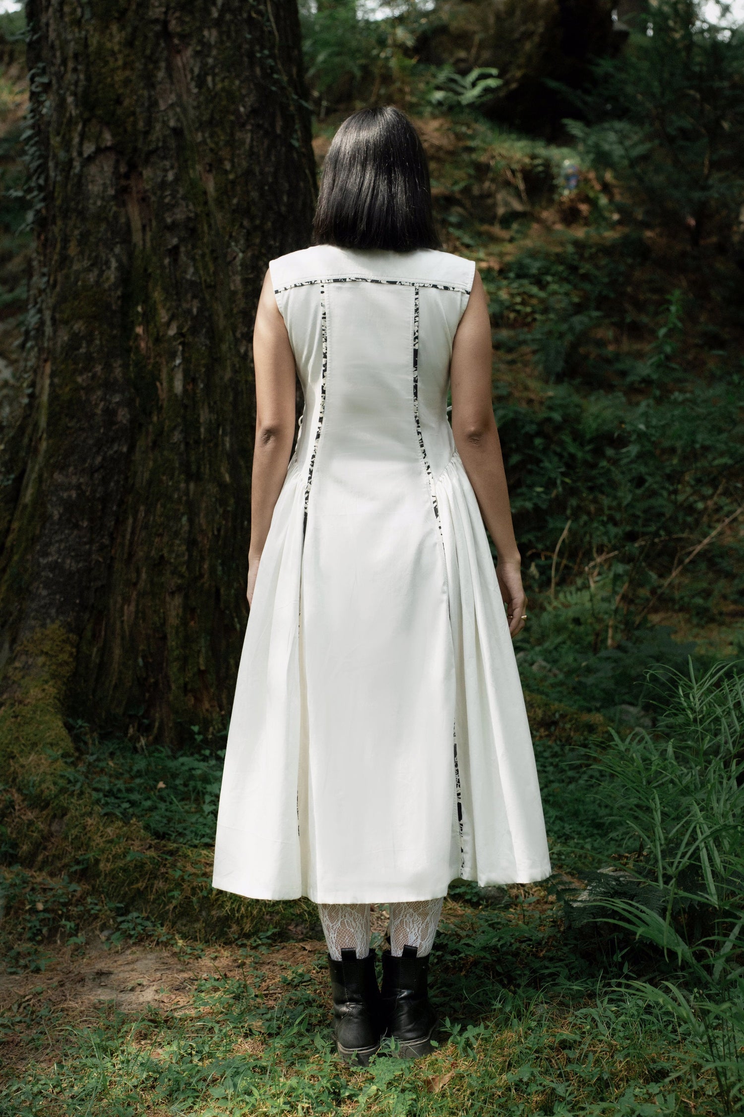 THE WHITE ORBIT DRESS