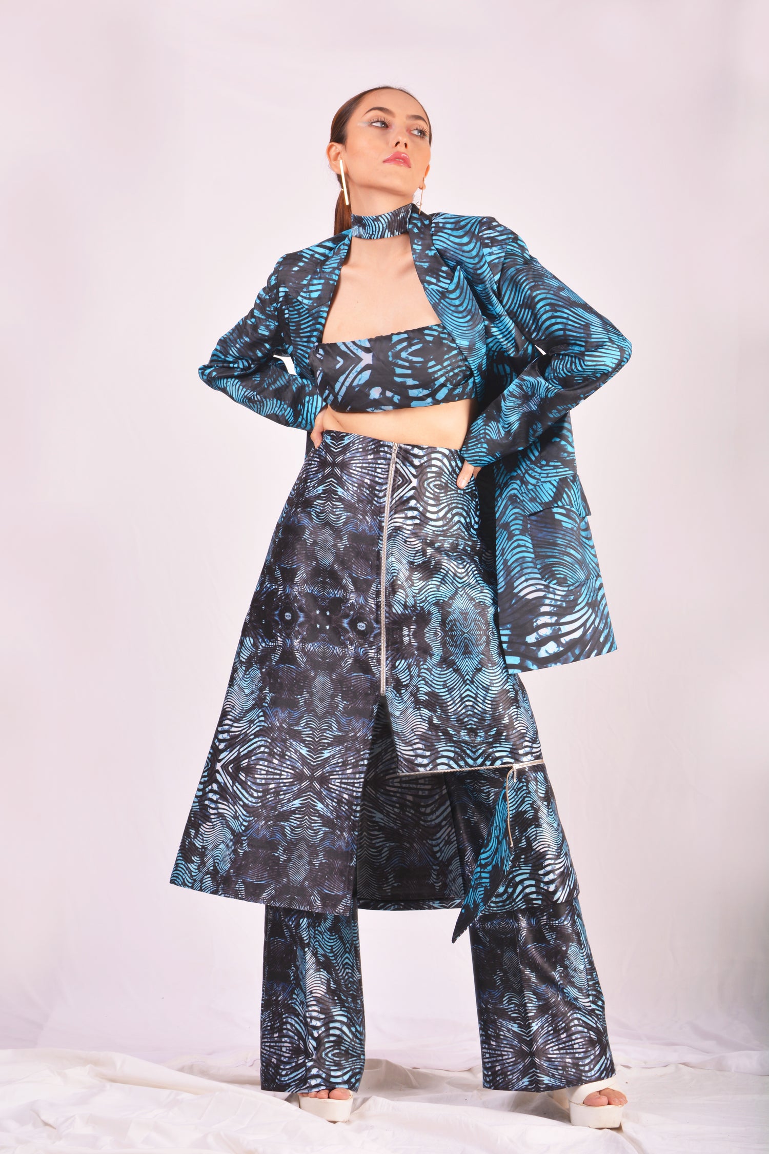 ELECTRIC WAVE CO-ORD SET