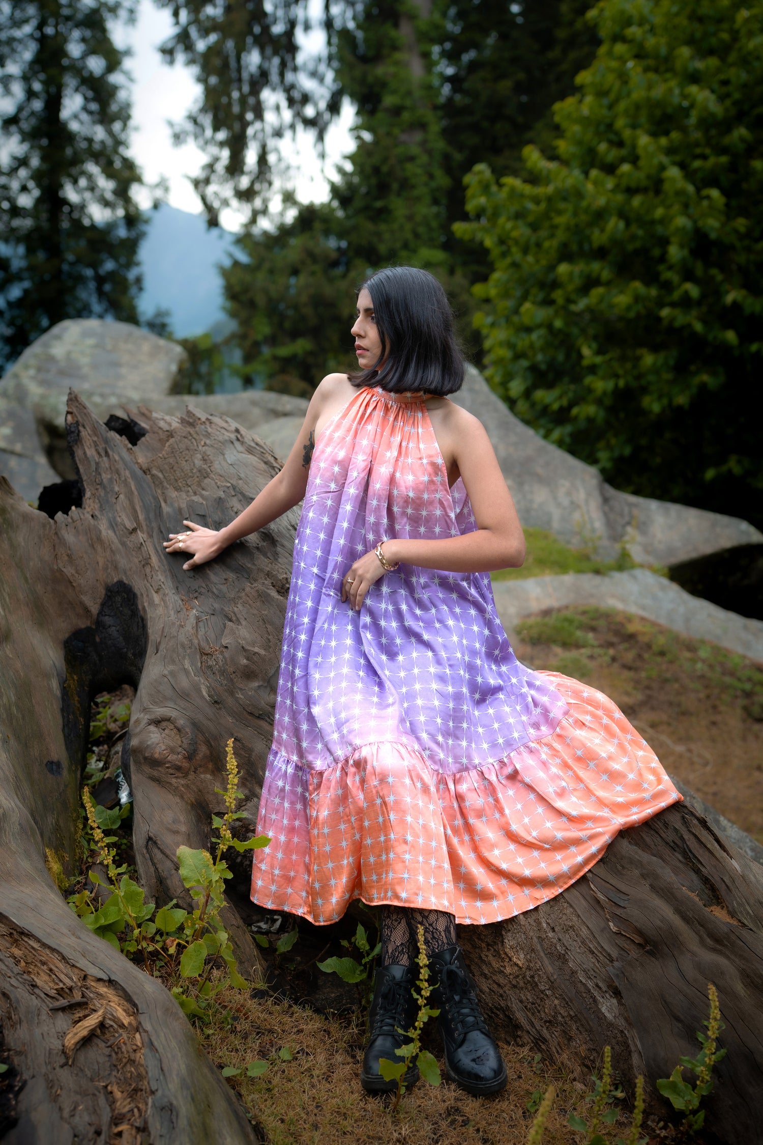 THE TWILIGHT HALTER DRESS