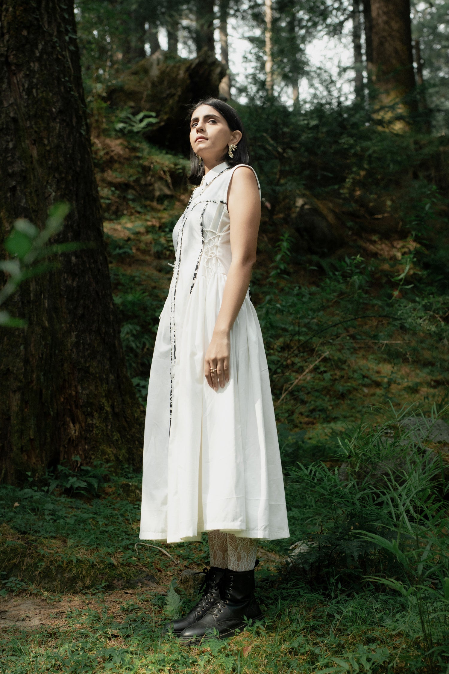 THE WHITE ORBIT DRESS