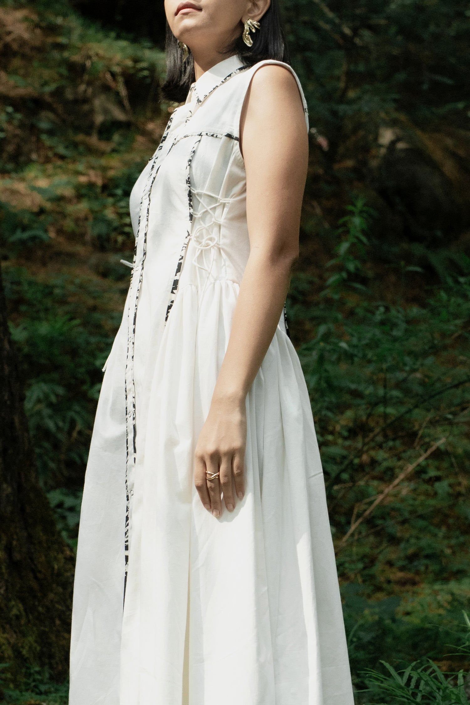 THE WHITE ORBIT DRESS