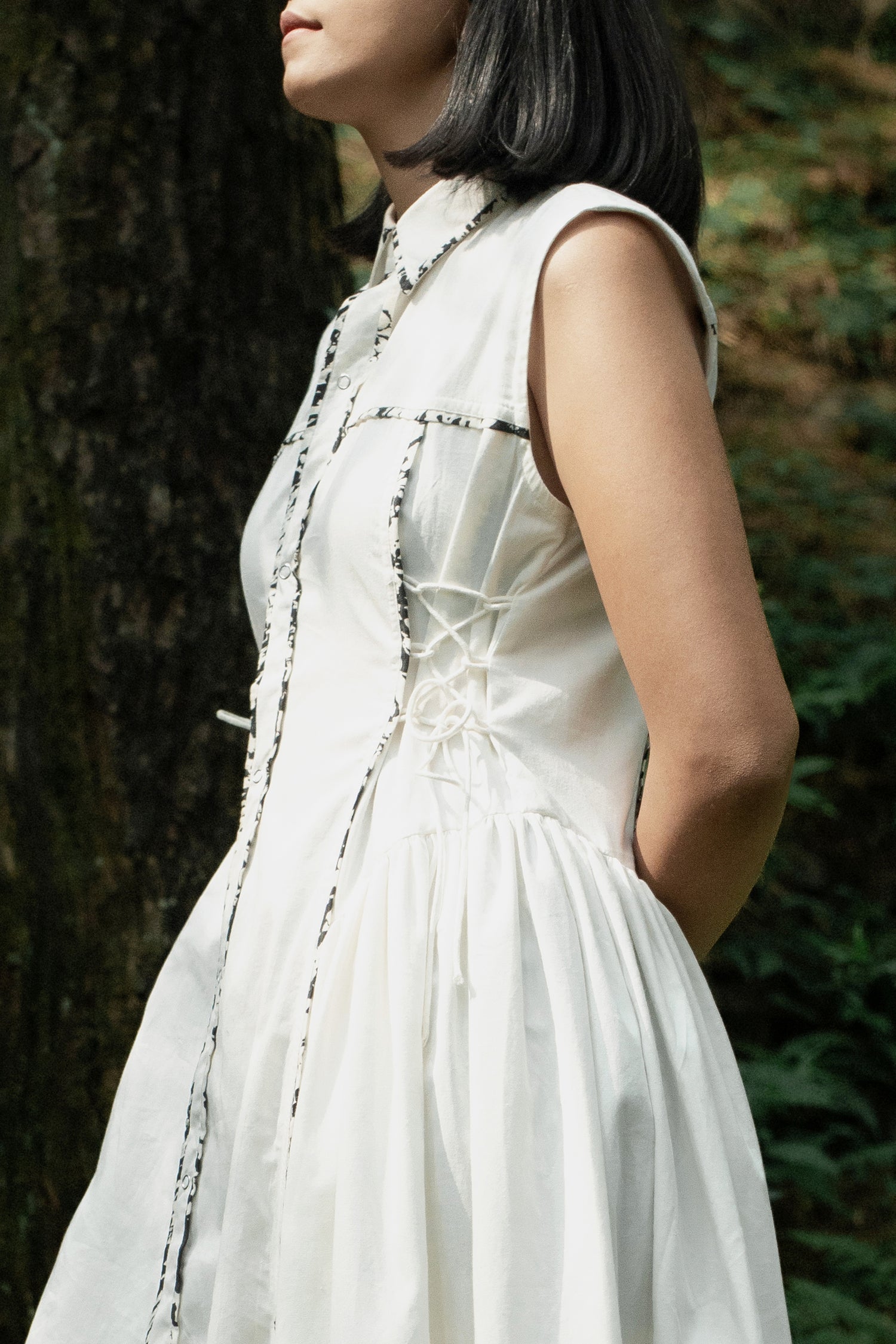 THE WHITE ORBIT DRESS