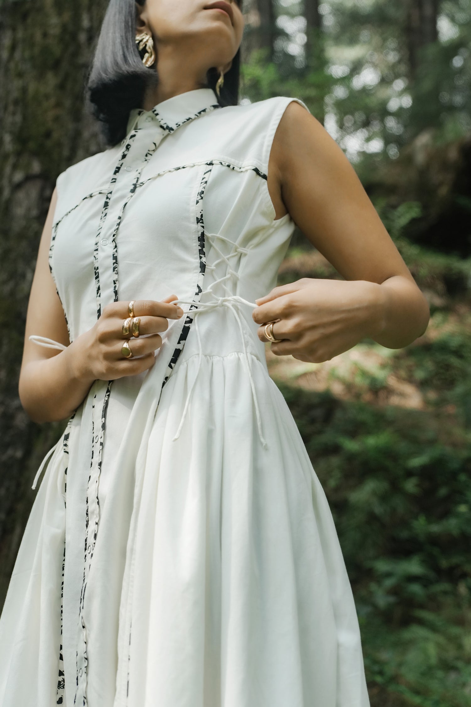 THE WHITE ORBIT DRESS