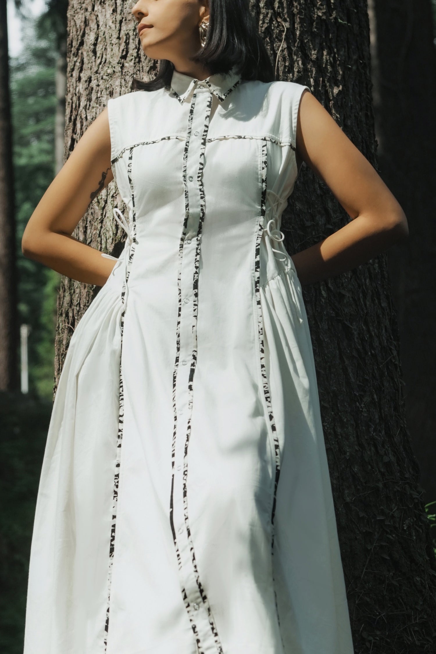 THE WHITE ORBIT DRESS